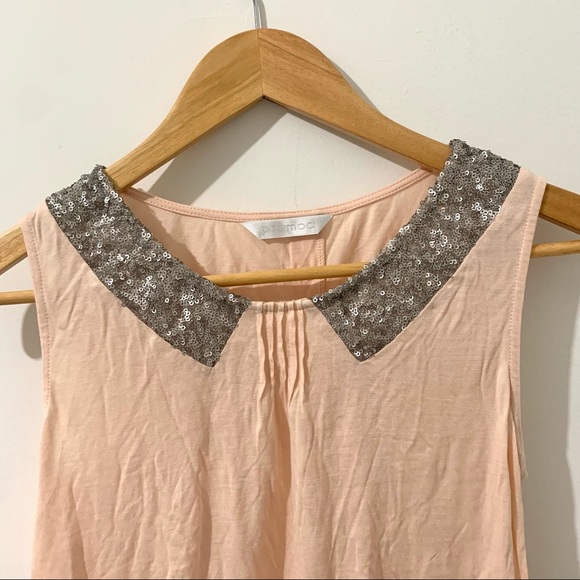 PROMOD SEQUIN PETER PAN TOP - Picture 2 of 6